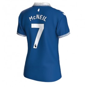 Everton Dwight McNeil #7 Hemmakläder Dam 2023-24 Kortärmad